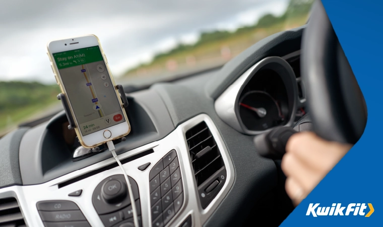 using your mobile phone as a sat nav